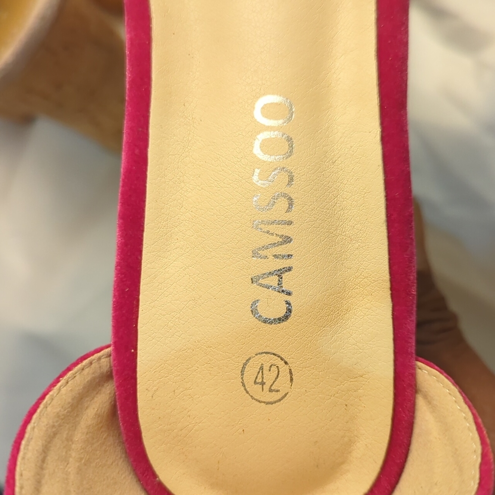 Camssoo bright pink platform sandals - Picture 12 of 12
